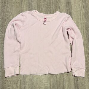 SKIMS Light Pink Long Sleeve Top